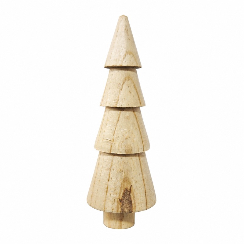 Colorful Wooden Christmas Tree Table Decoration Model 285