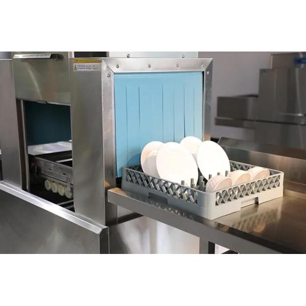 Commercial Rv Countertop Dishwasher 380V Conveyor Belt Dishwasher