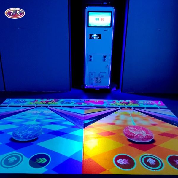 Smart Interactive Fitness System Compact Motion Sensing Floor Games Solution
