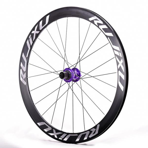 Jeu de roues de vélo de route à disque 700C 50mm, 5 roulements, 24/24 trous de rayons, pour pneus