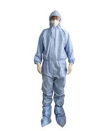 Sms Safety Disposable Protective Coverall With Attached Hood For Hospital