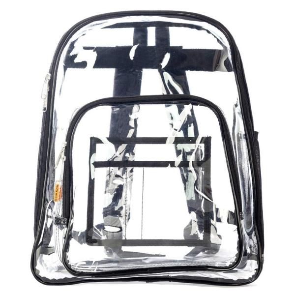 Customized Heavy Duty Transparent PVC School Backpack Bag for Transparent School Bag