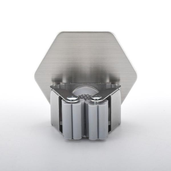 clean tool Holder Adhesive No Drilling SUS304 Stainless Steel Mop broom Handle Holder