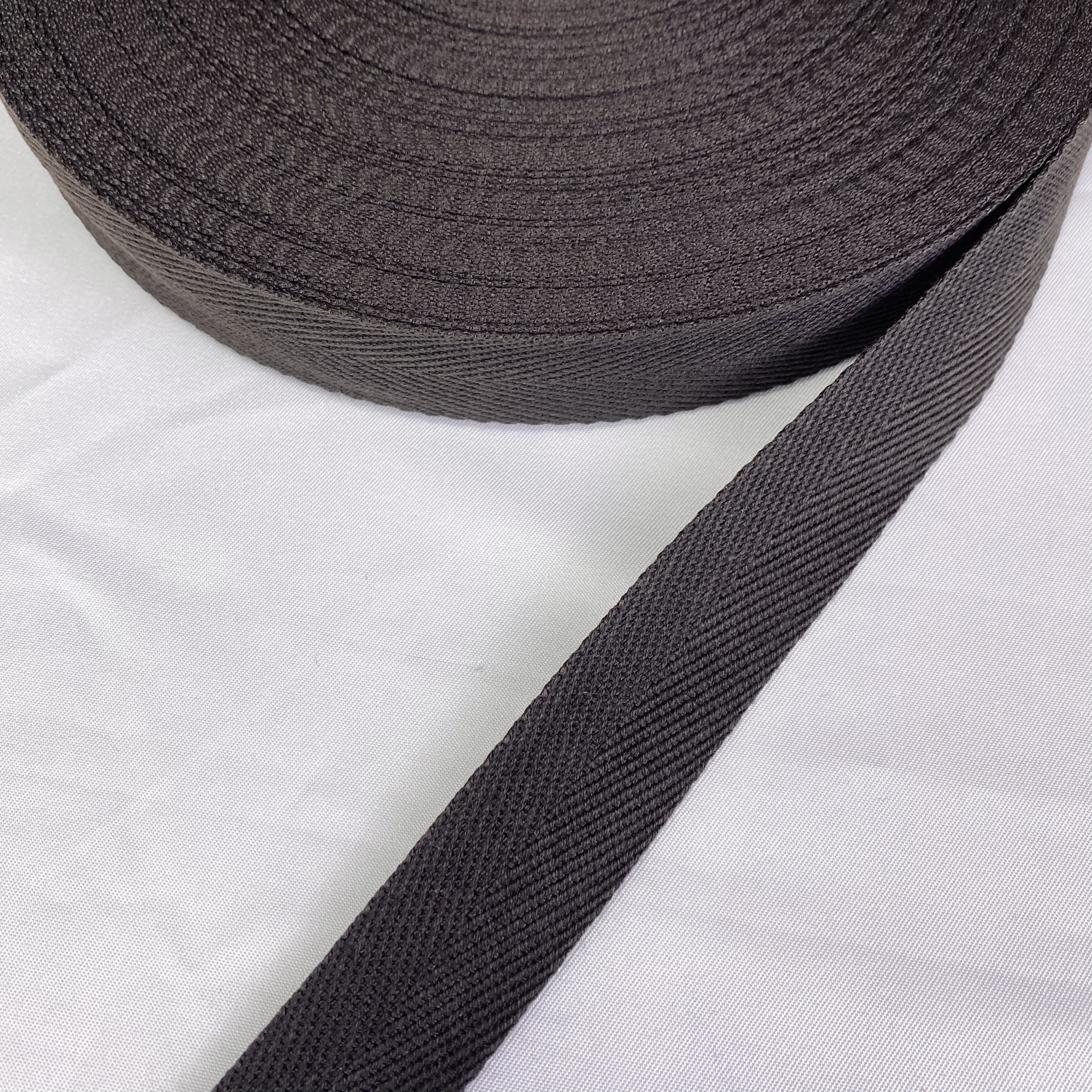 Herringbone polyester-cotton webbing Various colors Backpack strap Belt Handbag strap