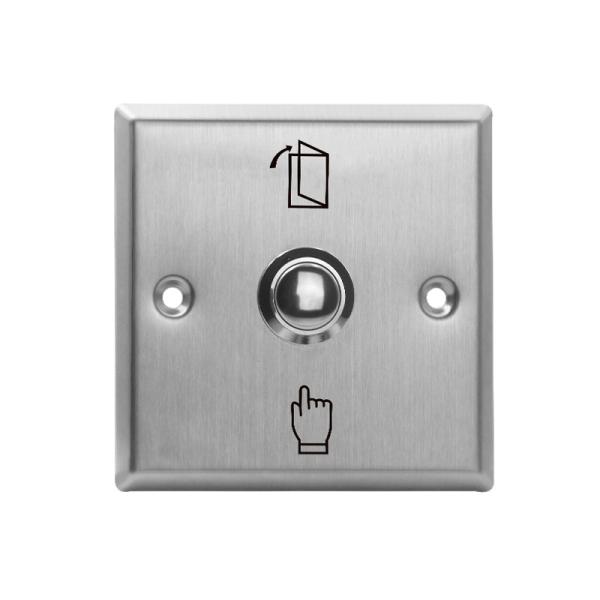 Wireless Handicap Push Button Screw Terminal , Fireproof Push To Exit Switch