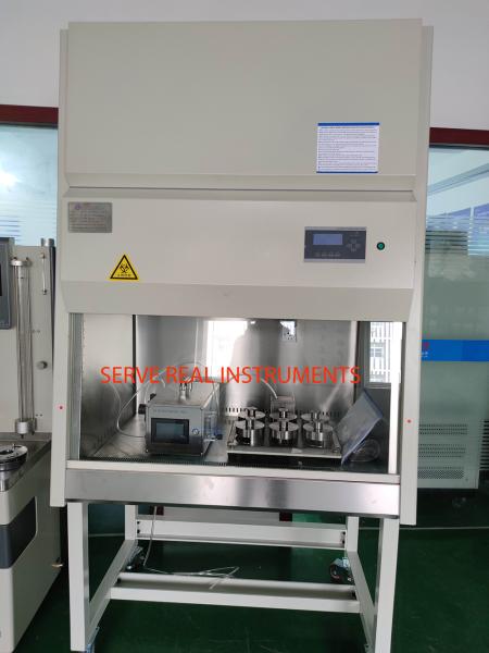Dry Bacterial Penetration Resistance Test Apparatus For Medical Clothing ISO 22612