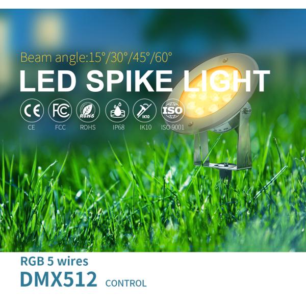 Свет 9W SMD3535 RGB лужайки СИД SS316L 380LM водоустойчивый привел свет шипа