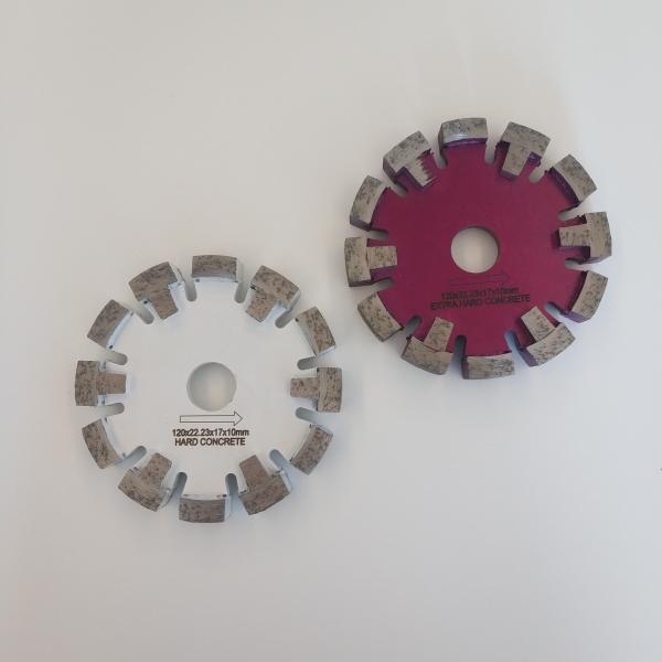 125мм лазерный сварный бриллиант 17мм толстый сегмент на полу