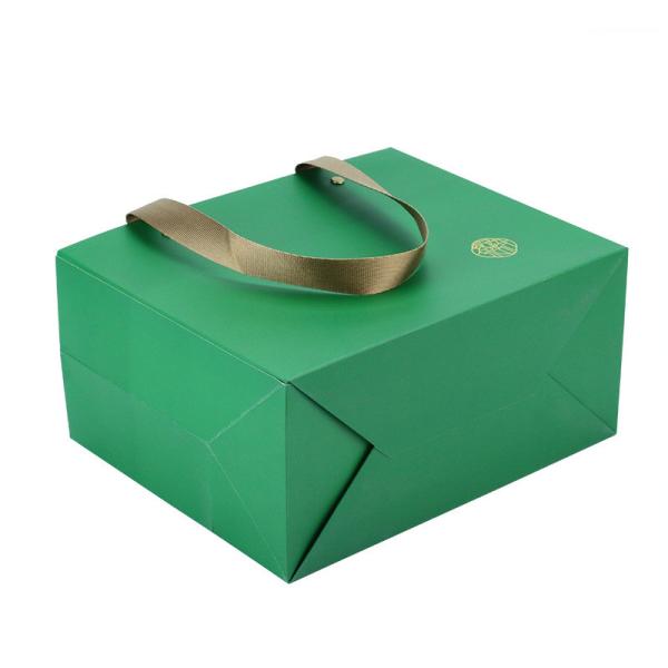 Bolsas de presente de papel de arte espessado grande Bolsa de compras quadrada de tamanho grande com alça