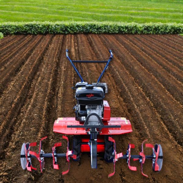 Multifunctional Agricultural Weeder 170f 212cc Rotary Tiller for Ditching and Ridging
