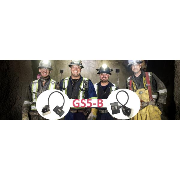 Semi Corded Mining Hard Hat Lights 5.2Ah Li - Ion Battery With Rear Warning Light