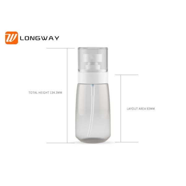 Leak Proof Small Cosmetic PETG Bottle Crash Resistance Silk Screen Printing