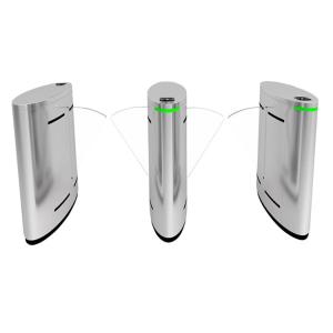 Электронный CE ворот барьера щитка нержавеющей стали 304 одобренный с блоком развертки штрихкода