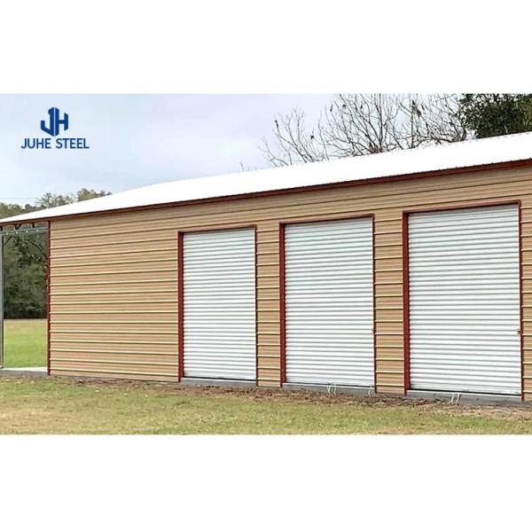 Construção rápida de telhado de painel de sanduíche Garagem de carro móvel com viga de aço sólida em forma de H