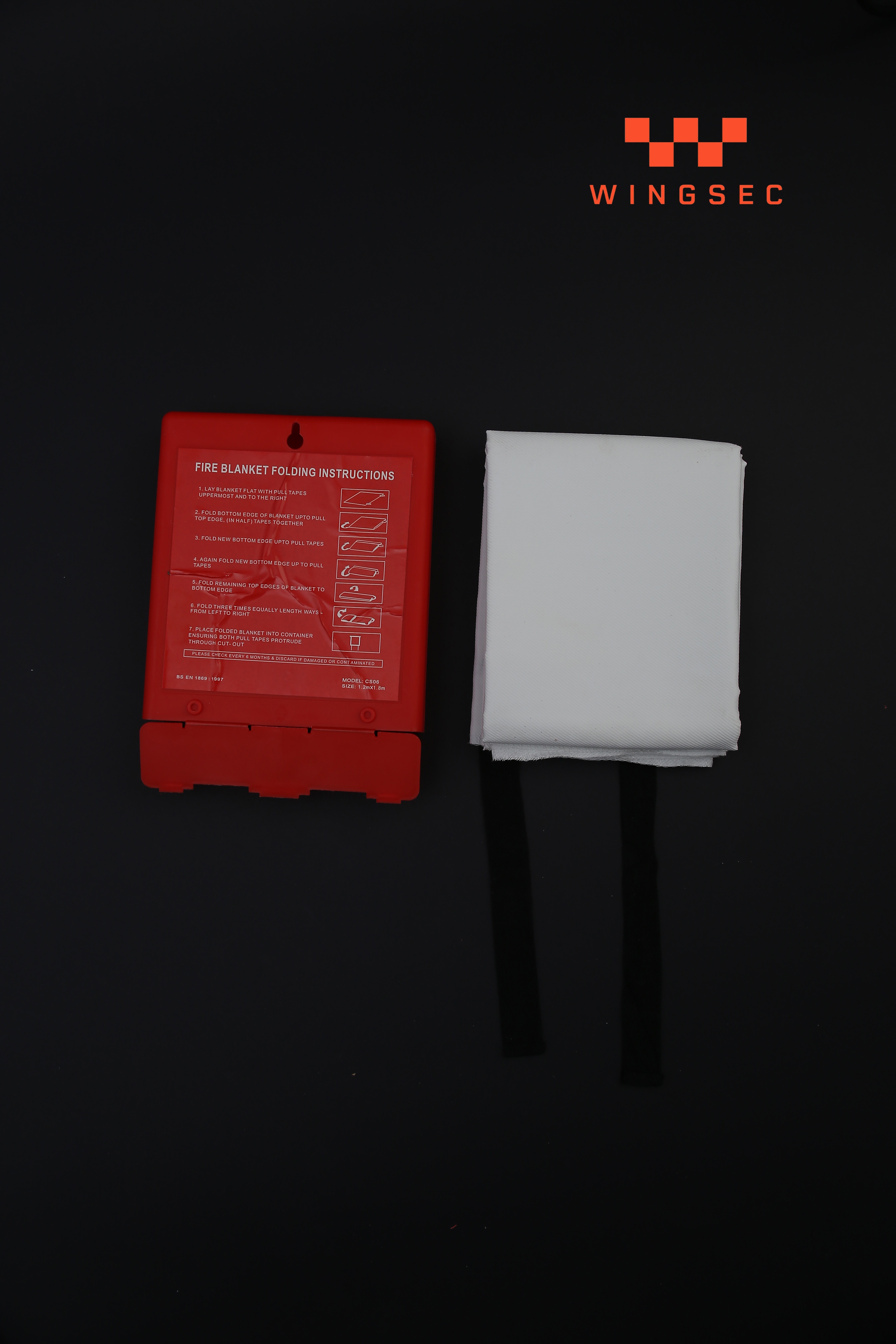 Durability Flame Retardant And Tear Resistant Fire Blankets Approximately 0.5 To 1.5 Kg 1.2m X 1.2m Protective Equipment