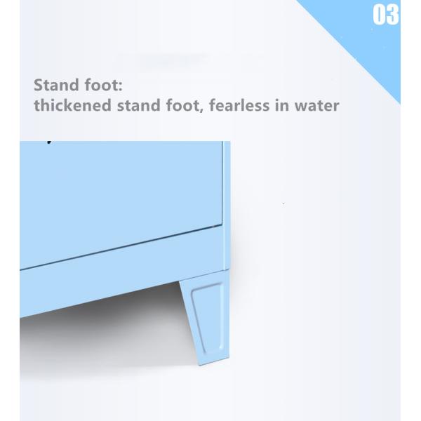 Medicine Display Hospital Storage Cabinets Rust Proof For Office