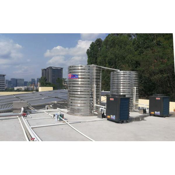 Energy Saving Solar Heat Pump Water Heater Corrosion Resistance For Family House