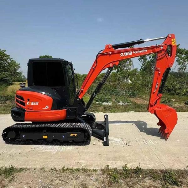 Original Compact 0.24m3 Bucket Capacity Compact Used Excavator Kubota KX165-5 Crawler Excavator 0.55tons
