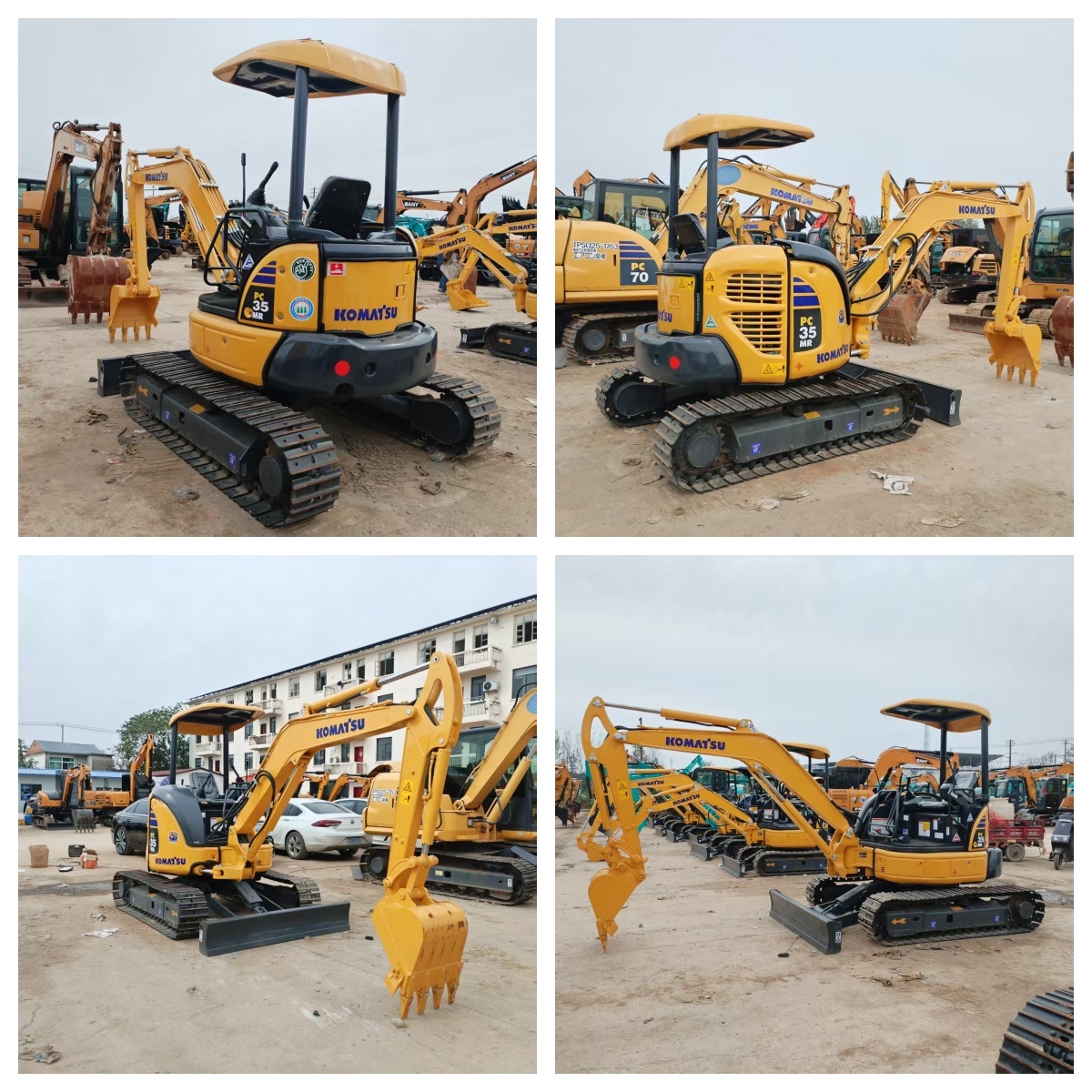Heavy-Duty Well-Kept Komatsu PC35MR Excavator, 0.12CBM Bucket for Municipal Engineering