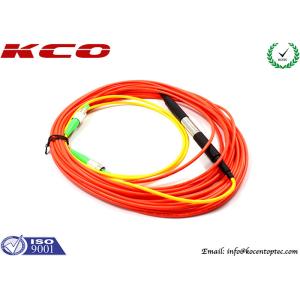 FC/APC to FC/APC Single Mode Fiber Patch Cable Simplex / Mode Conditioning Fiber Optic Patch Cord