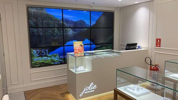 LG 55 Inch 1920*1080 3.5mm Bezel Lcd Digital Signage