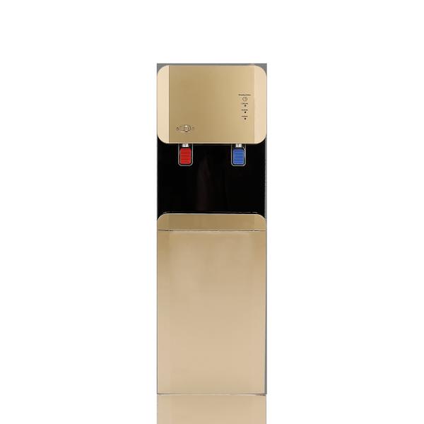 105L-ROG Hot And Cold Water Dispenser with 5 stage RO Water Purifier Silver and Black POU Water