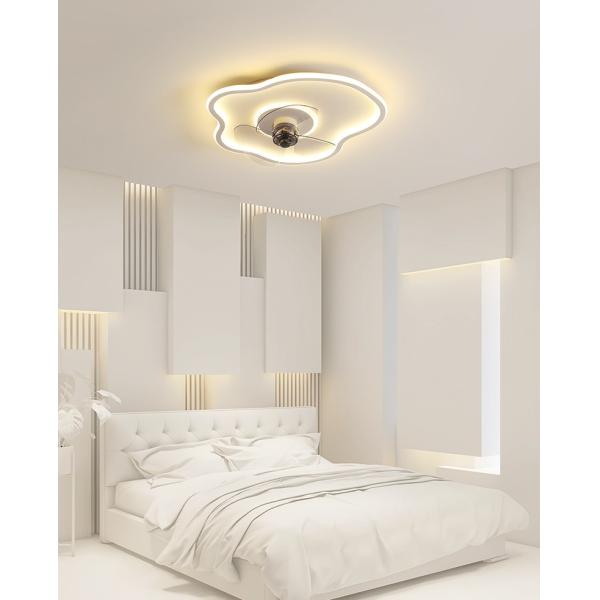 Свет вентилятора спальни комнаты прожития ресторана света потолочного вентилятора облака ультратонкий тихий