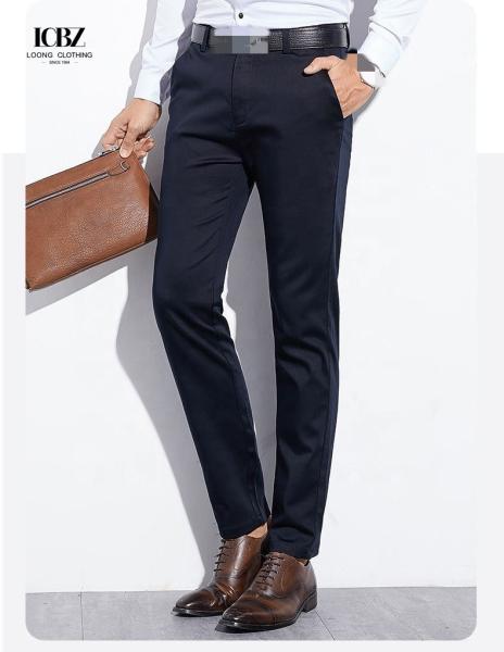 Nonwoven Weaving Method End Men's Trousers Spring Autumn Youth Straight Cotton Pants