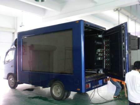 P6 P8 P10 Mobile Led Screen Advertising Trucks SMD 3535 High Contrast Ratio