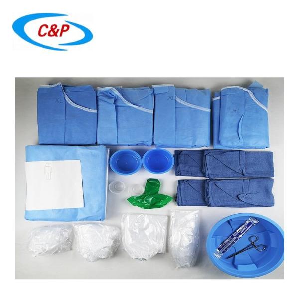 ЭО-стерилизованные ангиографические одноразовые шторы для пациентов Angio Pack на заказ