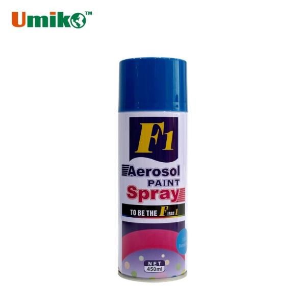 Customized Capacity F1 Diamond Blue Spray Paint 450ml For Metal And Plastic