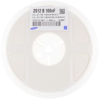 2012 0805 X7R Electronic Components Capacitors 104K 50V 100NF MLCC Ceramic Capacitor CL21B104KBCNNNC