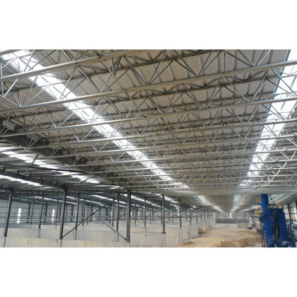 Industrial Light Steel Structure Workshop for Rubber Processing Plant