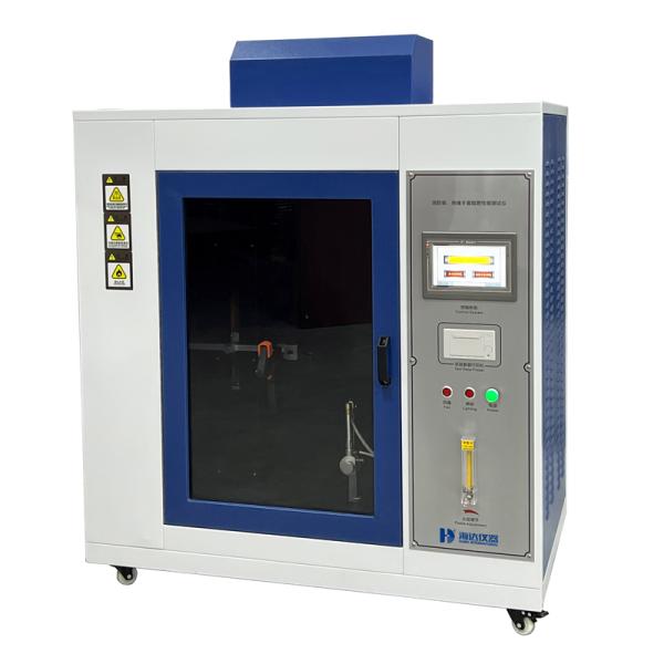 High-Precision Flame Retardant Tester For Firefighter Boots With Adjustable Flame Application / Flammability Test Chamber Time