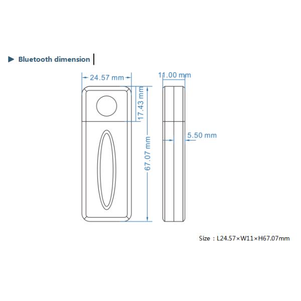 Цифровой инклинометр промышленного класса 2 с Bluetooth для измерения данных