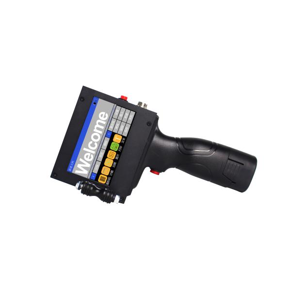 High Speed Handheld Inkjet Printer with Fast Dry Ink Print Speed 50M/MIN 240*120*97mm