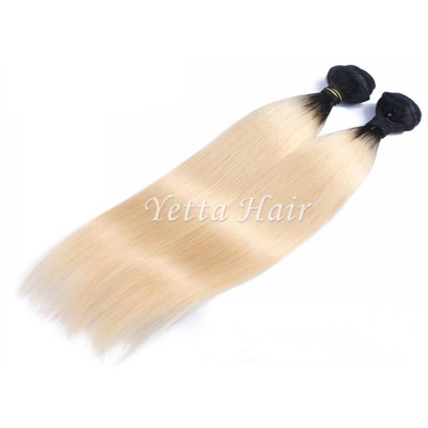 Мягко ровные цветастые выдвижения волос Ombre, Weave волос Remy 12 до 30 дюймов прямой