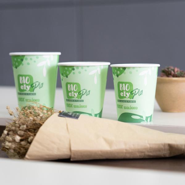 Biodegradable изготовленный на заказ напечатанный pla бумажного стаканчика эспрессо