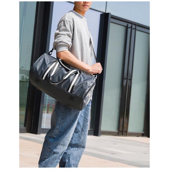 29L Sports Gym Bag Oxford Waterproof Travel Bags With Shoe Pocket