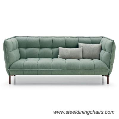 Fabric Husk Two Seater Sofa