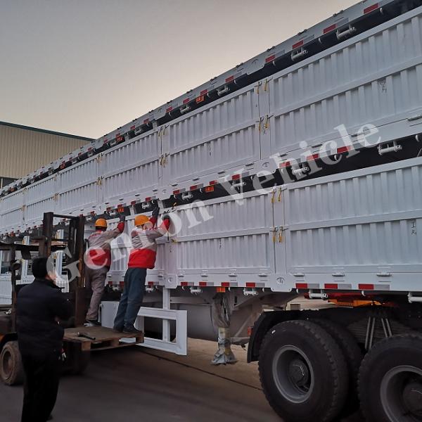 40ft контейнеров 80T падения стороны трейлер Semi с замками извива
