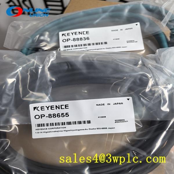 OP-88655  KEYENCE 12-pin power supply cable 5 m