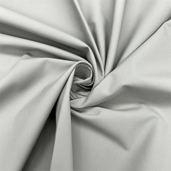 Matte T800 Sustainable Recycled PET Fabric High Stretch Low Luster Vertical Stripe Fabric