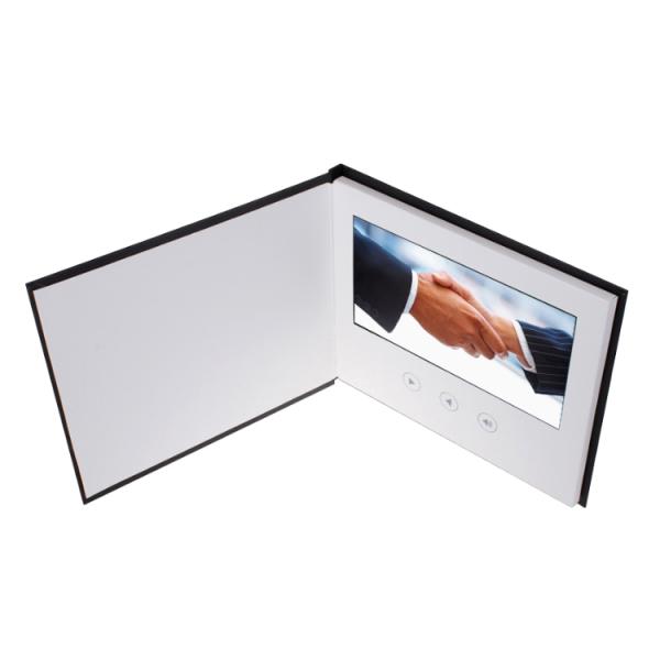 Commercial Promotional Video Brochure Using 300g Coated Art Paper