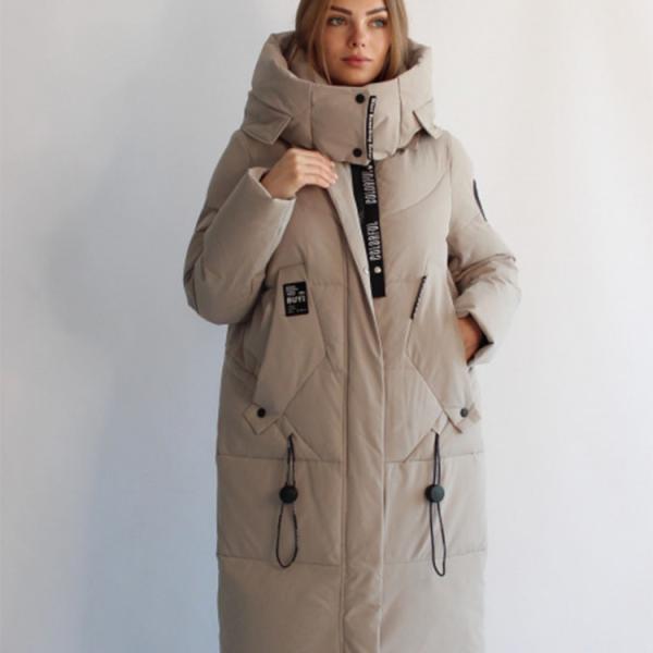 FODARLLOY Winter puffer jacket ladies warm hooded cotton-padded clothes slim long down winter jackets women coat wholesale 2022