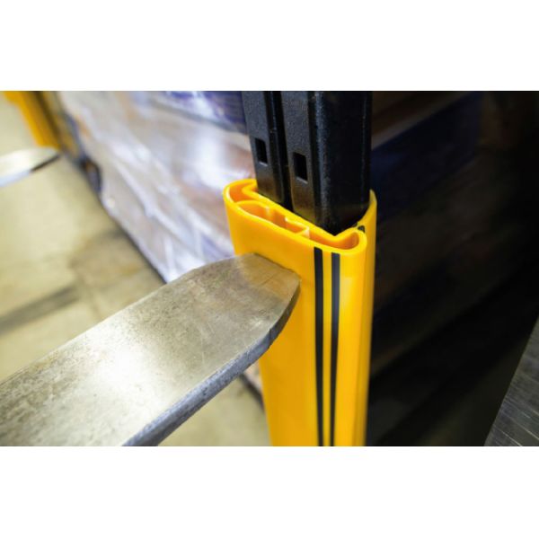 Heavy Duty Pallet Rack Protector Warehouse Pallet Rack Column Protection Flexible Plastic Guard Upright Protector