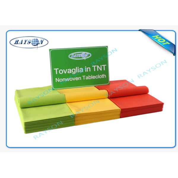 Скатерти ткани тканей чистки PP Seasame Non сплетенные розовые