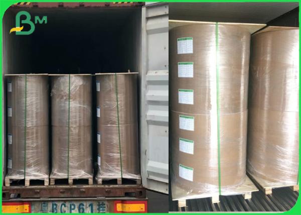 150 - o PE Unbleached do papel de embalagem de 350gsm Brown Revestiu envolvendo