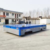 Steel Coil Motorized Transfer Trolley Steerable 30 Tons