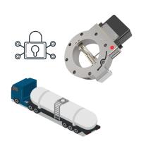 Jointech JT802 GPS Tracking Valve Lock With Real Time Monitoring For Fuel Tanker Transportation